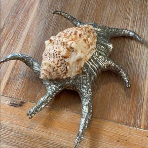 Sterling Silver Dipped Conch Dhell